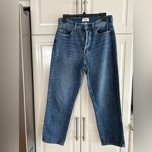 PISTOLA Straight-Leg Dark Blue Denim Jeans
